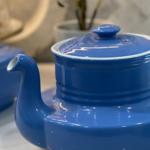 MCM Hall Pottery 1940s Coffeelator Large Coffee Pot - Picture 16 of 16